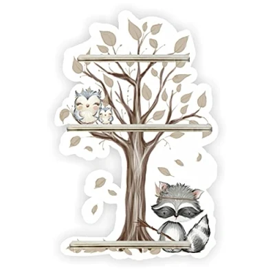 Abbildung von Farbklecks Collection Musikboxregal Erweiterung Indianergeschichte Baum Waschbär