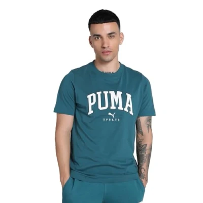 Abbildung von Puma Squad TEE Tshirt print, Herren, Größe: XL, Cold green