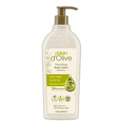 Abbildung von Dalan d&#039;Olive Pure Olive Oil Pflegende Körperlotion mit Spender 6er Pack x 400m