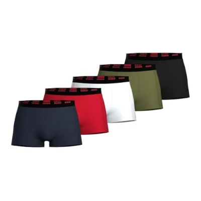 Abbildung von HUGO Trunk 5 PACK Panties, Herren, Größe: Small, Multicolour