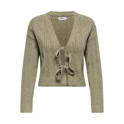 Abbildung von ONLY Onlfia String Strickjacke, Damen, Größe: Large, Cub
