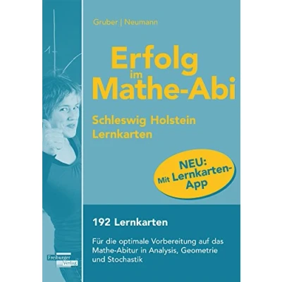 Abbildung von Erfolg im Mathe Abi Lernkarten Schleswig Holstein: 192 Lernkarten. Für die optimale Vorbereitung auf das Abitur in Analysis, Geometrie und Stochastik