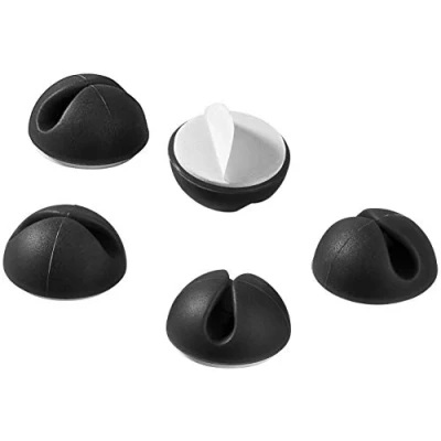 Abbildung von goobay Kabelclips schwarz