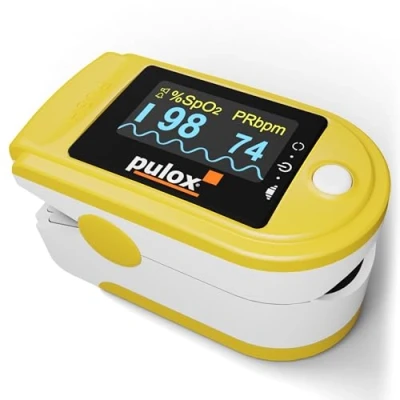Abbildung von pulox PO 200A Solo Finger Pulsoximeter Gelb 1 St