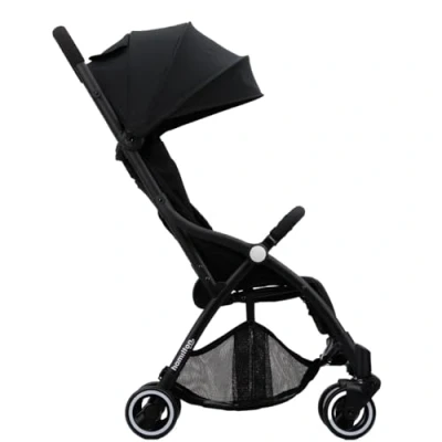 Abbildung von Hamilton by Yoop S1 Plus Kinderwagen Belastbar bis 22 kg Leicht, verstellbar und wendig Premium Buggy mit Einhand Falttechnik Schwarz