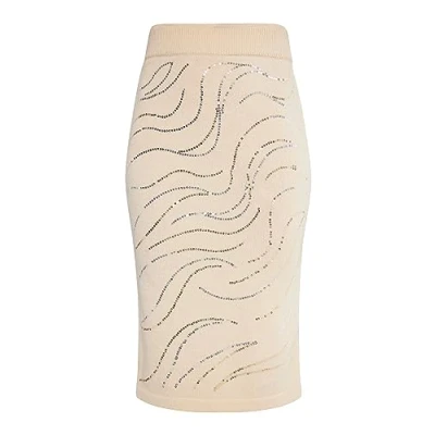 Abbildung von Felipa Damen Midirock 17529353 FE01, Creme, M/L