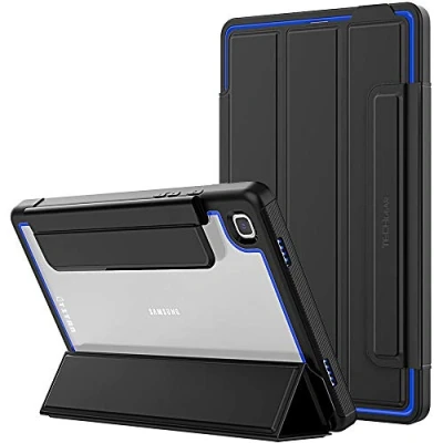Abbildung von TECHGEAR Titan Schutzhülle Designed für Samsung Galaxy tab A7 10,4 Zoll [SM T500 / SM T505] Hülle, Schlagfester, Robuster Schutzanzug Rüstung Smart Fall, Kinder Schulen Builders Workman Blau