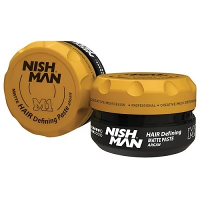 Abbildung von NISHMAN M1 Matte Hair Styling Defining Paste mit Argan 100 ml