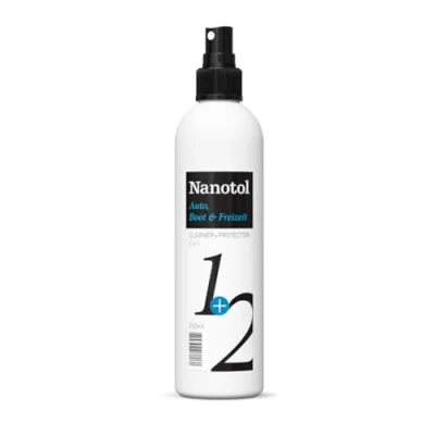 Abbildung von Nanotol Regenabweiser, Scheibenversiegelung Auto, Boot &amp; Freizeit 2in1 Cleaner und Protector = Reinigung Nanoversiegelung (250ml)
