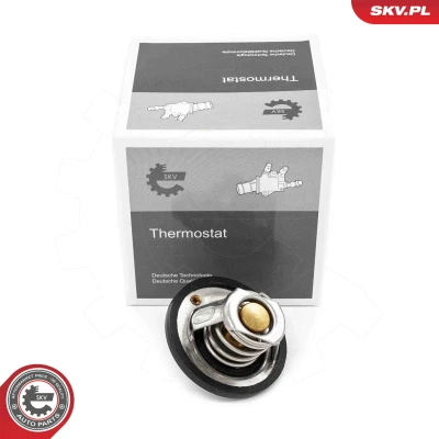 Abbildung von ESEN SKV 20SKV218 Kühlwasserthermostat 82C FORD: FIESTA 5, Focus 3 Turnier, 2 Schrägheck, VOLVO: S40 II, V50, C30, MAZDA: Hatchback