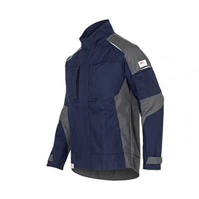 Abbildung von KÜBLER Workwear ACTIVIQ cotton+ Arbeitsjacke dunkelblau/anthrazit
