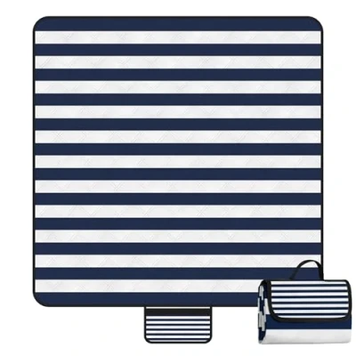Abbildung von Picknickdecke Sandfrei, 200 x cm XXL Wasserdicht Strandmatte für 4 6 Personen, Leicht und Tragbar Campingdecke mit Tragegriff, Outdoor Stranddecke Reisen, BBQ, Picknick, Camping, Wandern