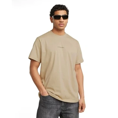 Abbildung von G Star Center Chest LOGO Loose Tshirt basic, Herren, Größe: Large, Brick