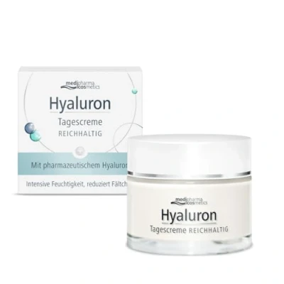 Abbildung von medipharma Hyaluron Tagescreme REICHHALTIG 50 ml
