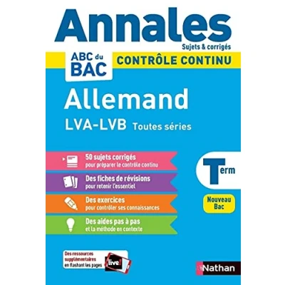Abbildung von Annales Bac 2024 Allemand Terminale Corrigé: Sujets &amp; corrigés