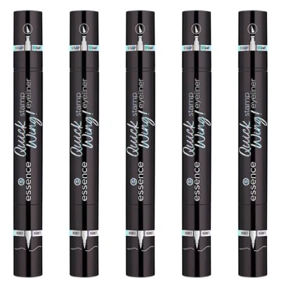 Abbildung von Essence Eyeliner Quick Wing! stamp eyeliner, 5 tlg.