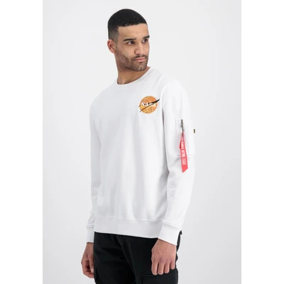 Abbildung von Alpha Industries Sweatshirt, Herren, Größe: Small, White