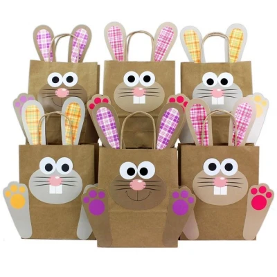 Abbildung von PAPIERDRACHEN Osterhase DIY Osterhasen Tüten mit Henkel