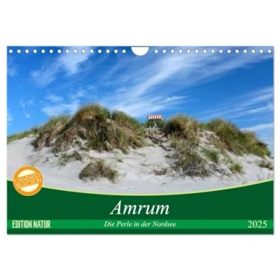 Abbildung von Amrum, die Perle in der Nordsee (Wandkalender 2025 DIN A4 quer), CALVENDO Monatskalender