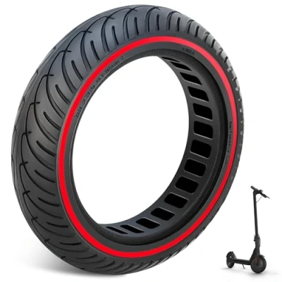 Abbildung von Amitor e Scooter Reifen 8 1/2 x2, 8,5 Zoll Solid für Xiaomi M365/Pro/Pro2/1S/Gotrax Gxl V2/XR Scooter, Roller Honeycomb Vollgummireifen, Universal Ersatzreifen Vorder und Hinterräder, 1pcs