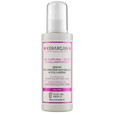 Abbildung von Kerargan Volumenbildendes Haarserum mit Biotin &amp; Kollagen Für Feines, Plattes, Mattes Haar Glanz und Stärkung Ohne Sulfate, GMO, Mineralöl 100ml