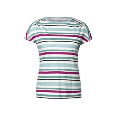 Abbildung von Cecil Gestreiftes Tshirt print, Damen, Größe: Large, Multicolour