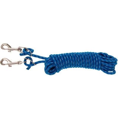 Abbildung von BR longierleine Seite Kopf Seil Karabiner One Size Blau