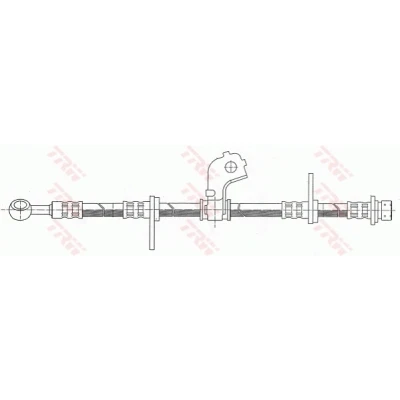 Abbildung von TRW PHD317 Bremsschläuche 685 M10x1 HONDA: CIVIC 6 Hatchback, Aerodeck, Fastback, MG: ZS Limousine, ROVER: 45 Limousine