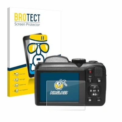 Abbildung von BROTECT Schutzglas für Kodak Pixpro AZ255 Schutzfolie Panzer Folie Glas [Extrem Kratzfest 9H, Anti Fingerprint, Ultra Transparent]