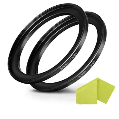 Abbildung von Komet Step Up Ring (52 mm Objektiv auf 58 Filter), 2 Stück, Kameraobjektiv Filter, Ring, Konverter Zubehör