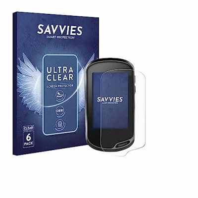 Abbildung von Savvies 6 Stück Schutzfolie für Garmin Oregon 700 Displayschutz Folie Ultra Transparent
