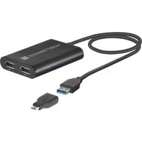 Abbildung von SoNNeT DisplayLink Dual 4K DisplayPort Adapter für M1 Macs USB3 DDP4K