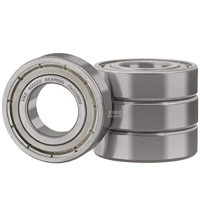 Abbildung von XiKe 4 Stück 6002ZZ Kugellager 15x32x9mm Chromstahl und Vorgeschmiert, 6002 2Z Rillenkugellager mit Metall Doppeldichtungen.