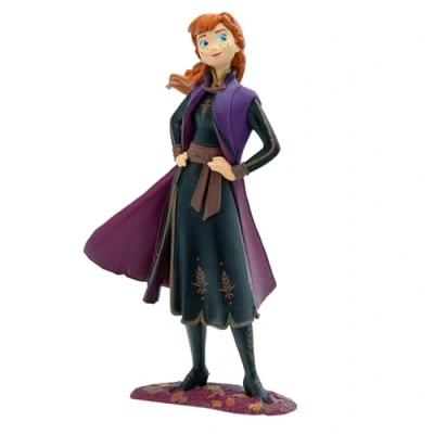 Abbildung von Bullyland 13512 Spielfigur Prinzessin Anna aus Walt Disney Die Eiskönigin, ca. 10 cm, detailgetreu, ideal als kleines Geschenk für Kinder ab 3 Jahren