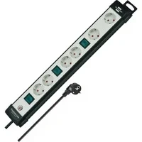 Abbildung von Premium Line Steckdosenleiste 6 fach, 3x 2fach schaltbar