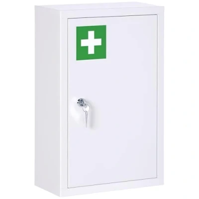 Abbildung von Kleankin Medizinschrank (Set, 1 St., Apothekerschrank) Abschließbarer Arzneischrank, Medikamentenschrank mit 2 Schlüsseln