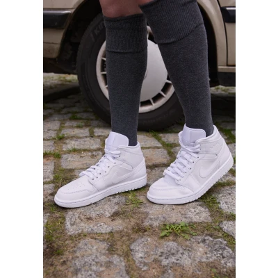 Abbildung von Jordan WMNS AIR 1 MID 365 Sneaker high, Damen, Größe: 40.5, White Leder und lederimitat
