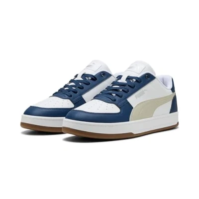 Abbildung von Puma Caven Unisex Sneaker low, Größe: 40.5, White/desert dust Hochwertiges lederimitat