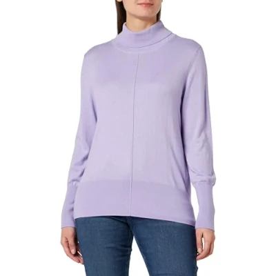 Abbildung von comma casual identity Strickpullover, Damen, Größe: 42, Lavendel