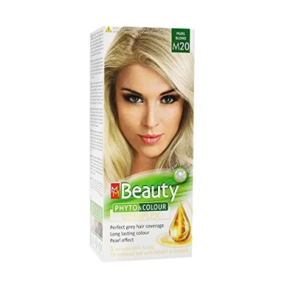 Abbildung von MM Beauty Permanente Haarfarbe Phyto &amp; Farbe 125g № M20 Perlblond