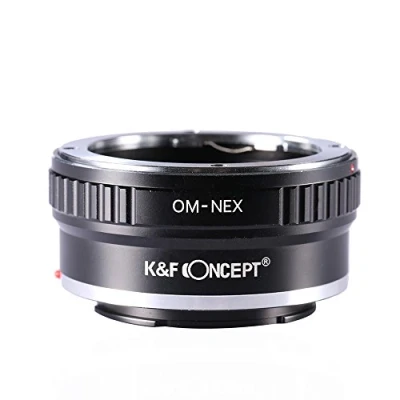 Abbildung von K&amp;F Concept OM NEX Fit Pro Objektiv Adapter für Olympus auf Sony (E Mount) Kamera 3 3C 3N 5 5C 5N 5R NEX5T NEX6 NEX7 a6000 a5000 a3500 a3000 Alpha