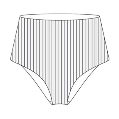 Abbildung von Hurley Damen W Radial High Waist Mod Sf BTM Bikini, Weiß, S