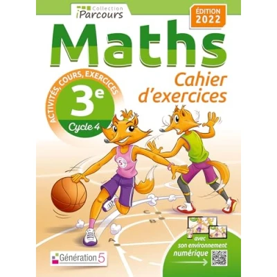 Abbildung von Cahier d&#039;exercices iParcours maths 3e avec cours (édition 2022)