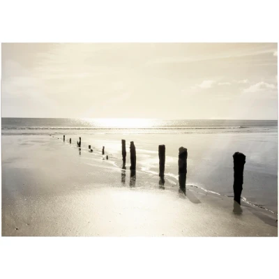Abbildung von Art for the home Leinwandbild &quot;Outdoor Sonne Meer 50x70cm&quot;, (1 St.)