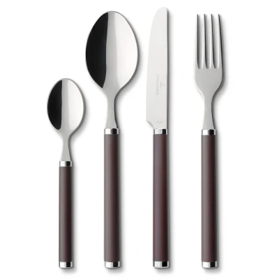 Abbildung von Villeroy &amp; Boch Besteckset Play! Schokoladenbraun 24 teilig