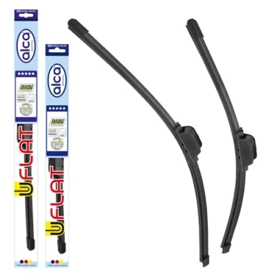 Abbildung von alca® Scheibenwischer Set passend für OPEL VECTRA B (10.1995 07.2003) U FLAT Flachbalkenwischer Frontscheibenwischer