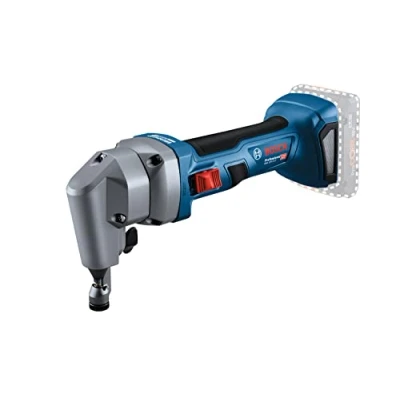 Abbildung von Bosch GNA 18V 16 E, Stromschere, Bürstenlos, Schwarz, Blau, 1400 SPM, 4 cm, 1,6 mm SOLO