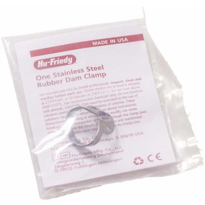 Abbildung von Kofferdam Klammer Satin Steel Figur W4 OK Molaren Stück