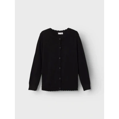 Abbildung von Name it Nkfvamone LS CARD K NOOS Strickjacke für Kinder, Größe: 92, Black