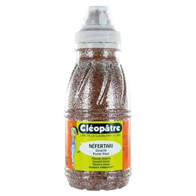 Abbildung von Cléopâtre Peinture Paillettes Farbe, Glitzer, Siena, 250 ml